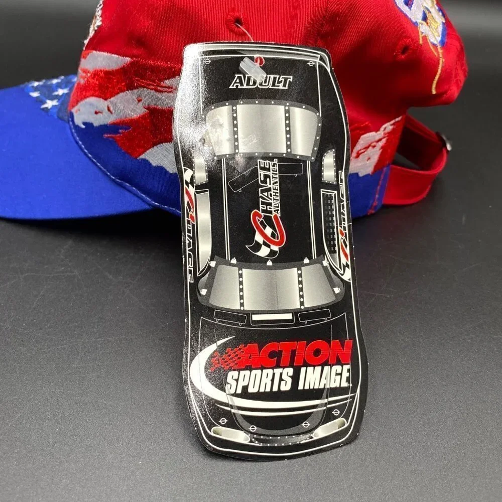 Chase Authentics Nascar Budweiser Dale Jr. 2000 Red White Blue Adjustable Hat